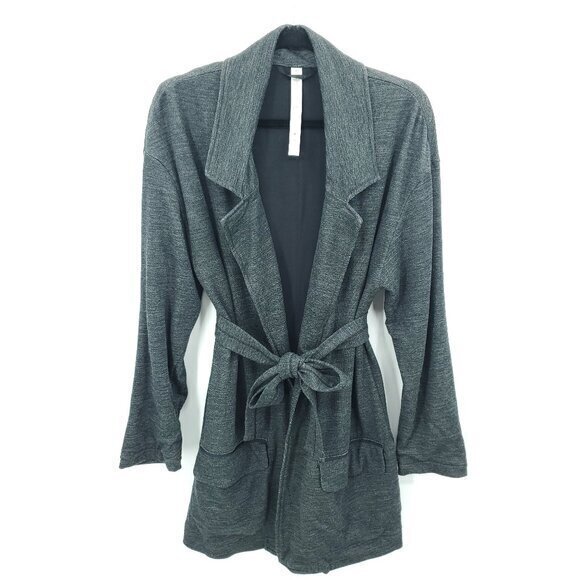 Lululemon Merino Wool Clutch Jacket/Coat 8 Black/Gray - Picture 4 of 16